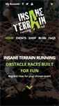 Mobile Screenshot of insaneterrainrunning.com