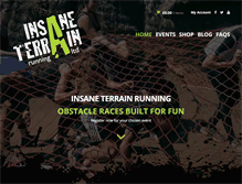 Tablet Screenshot of insaneterrainrunning.com